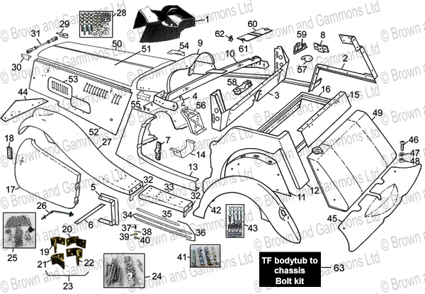 Image for TF Body panels & components
